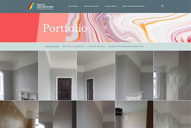 Strona internetowa dla Pauls Decorators - zdjęcie 3
