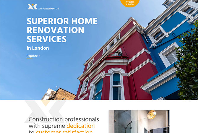 Strona internetowa dla New Build & Construction Ltd - zdjęcie 1