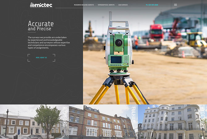 Strona internetowa dla Mictec Ltd - zdjęcie 1