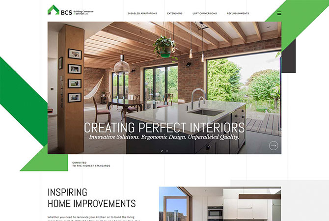 Strona internetowa dla Building Contractor & Services Ltd - zdjęcie 1